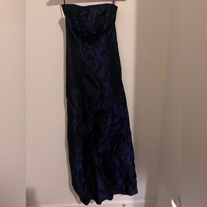 Scott McClintock Deep Purple/Black Evening Dress